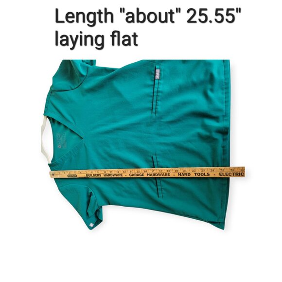 Figs Technical Collection Brilliant Green Women's Medium Scrubs Set - Picture 5 of 16